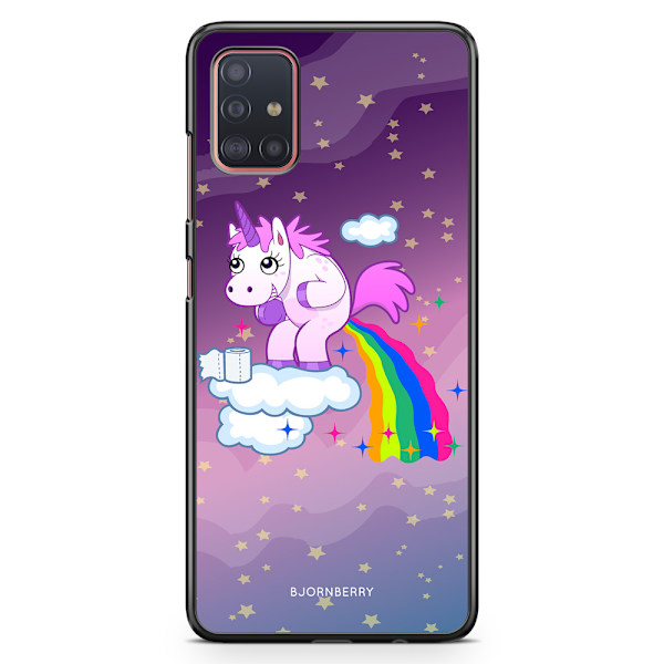 Bjornberry Skal Samsung Galaxy A51 - Bajsande Enhörning