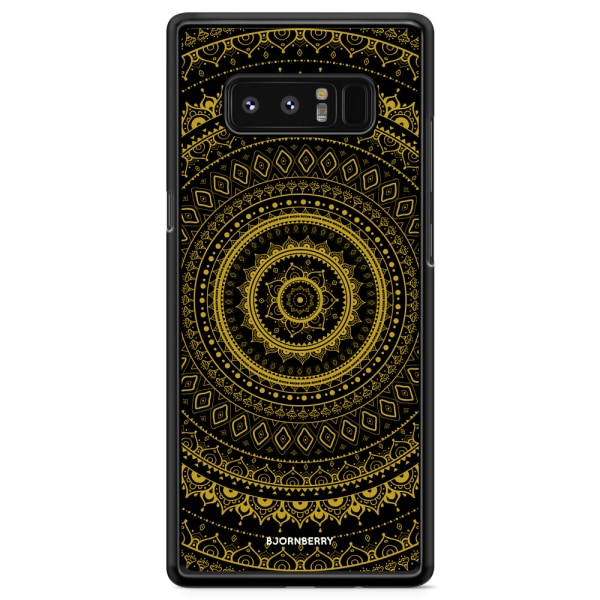 Bjornberry Skal Samsung Galaxy Note 8 - Svart Guld Mandala
