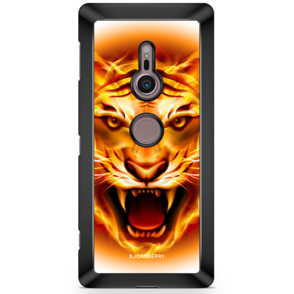 Bjornberry Sony Xperia XZ2 Skal - Flames Tiger