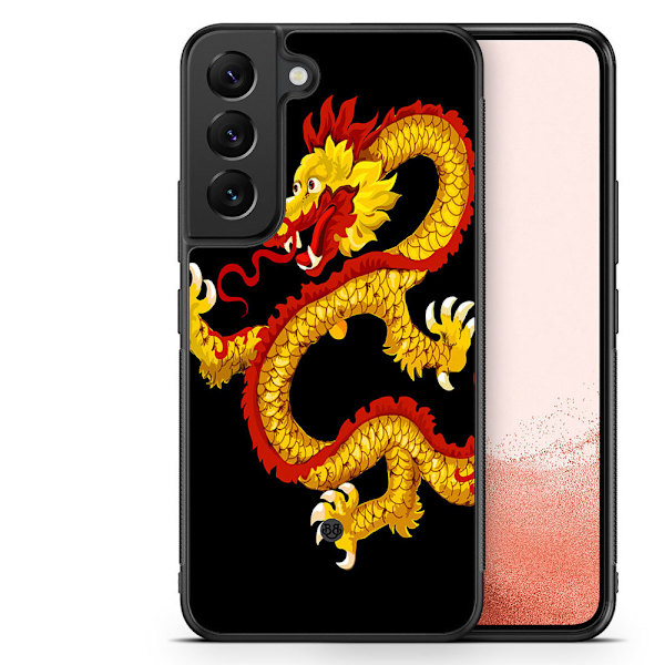 Bjornberry Skal Samsung Galaxy S22 Plus 5G -Gul Drake