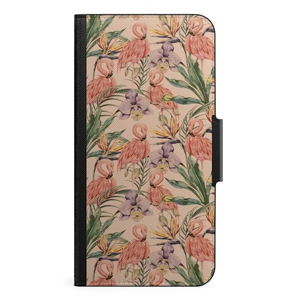 Naive Samsung Galaxy S21 Plus Fodral - Flamingos & Flowers
