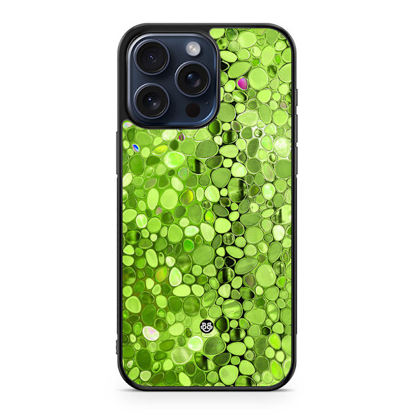 Bjornberry Skal iPhone 15 Pro Max - Stained Glass Grön