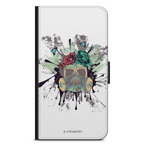 Bjornberry Xiaomi Mi A2 Lite Fodral - Gas Mask Blommor