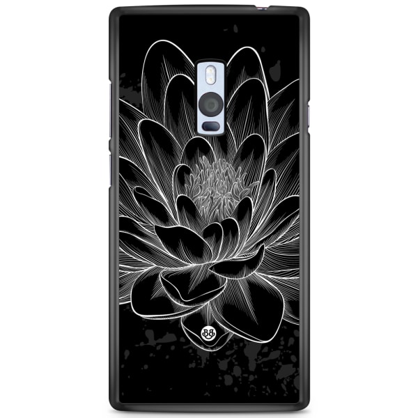 Bjornberry Skal OnePlus 2 - Svart/Vit Lotus