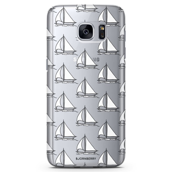 Bjornberry Samsung Galaxy S6 Edge TPU Skal -Segelbåtar