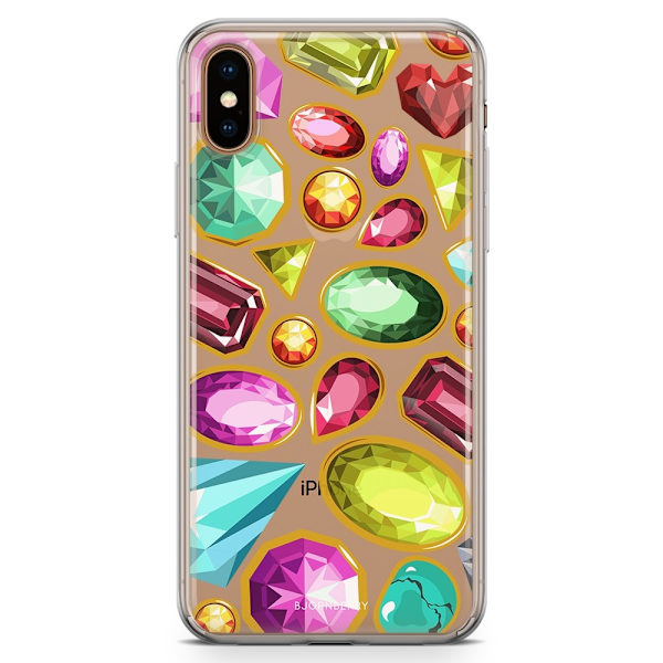 Bjornberry Hybrid Skal iPhone Xs Max  - Diamanter