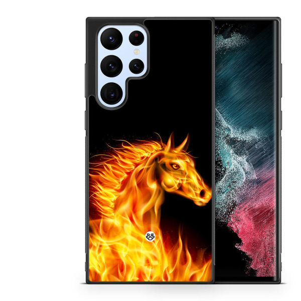 Bjornberry Skal Samsung Galaxy S23 Ultra -Flames Horse