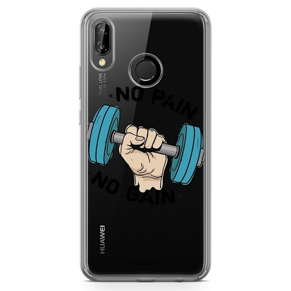 Bjornberry Hybrid Skal Huawei P20 Lite - No pain no gain
