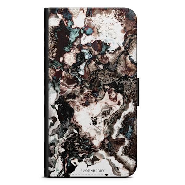 Bjornberry Plånboksfodral iPhone XR - Brun Marmor