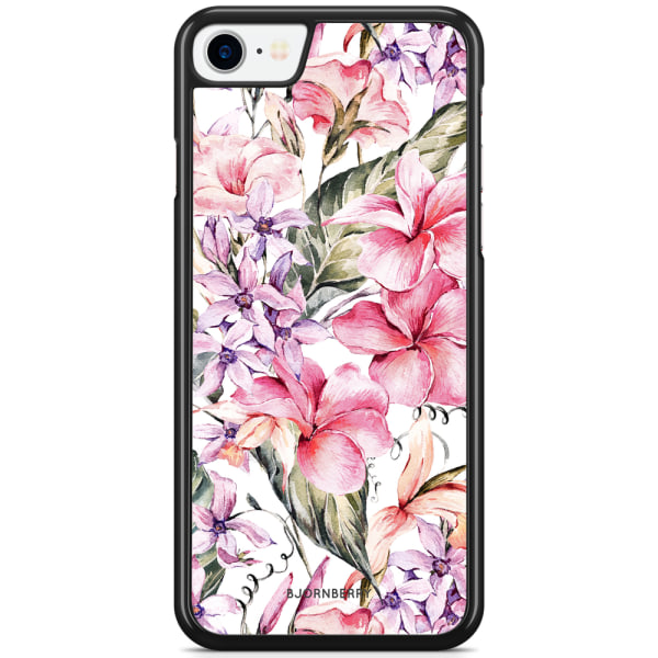 Bjornberry Skal iPhone 7 - Vattenfärg Blommor