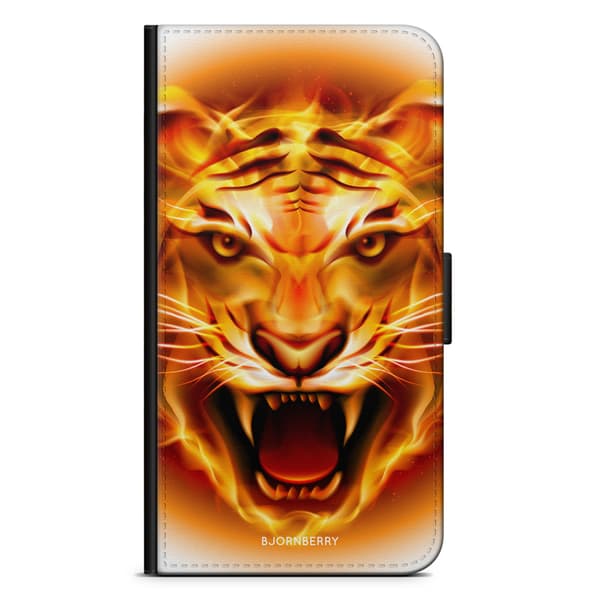 Bjornberry Plånboksfodral Google Pixel - Flames Tiger
