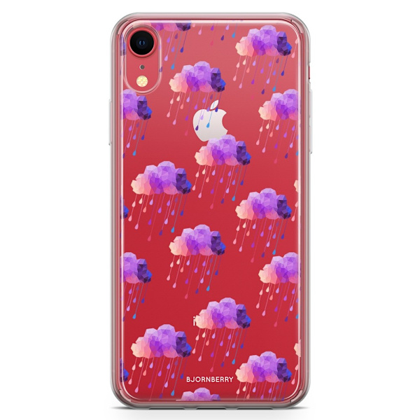 Bjornberry Hybrid Skal iPhone XR  - Retro moln