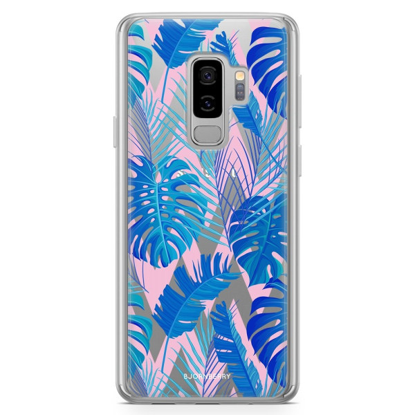 Bjornberry Skal Hybrid Samsung Galaxy S9+ - Tropical Pattern
