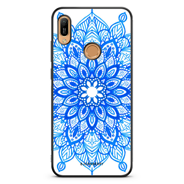 Bjornberry Skal Huawei Y6 2019 - Blå Mandala