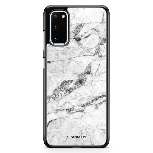 Bjornberry Skal Samsung Galaxy S20 - Vit Marmor