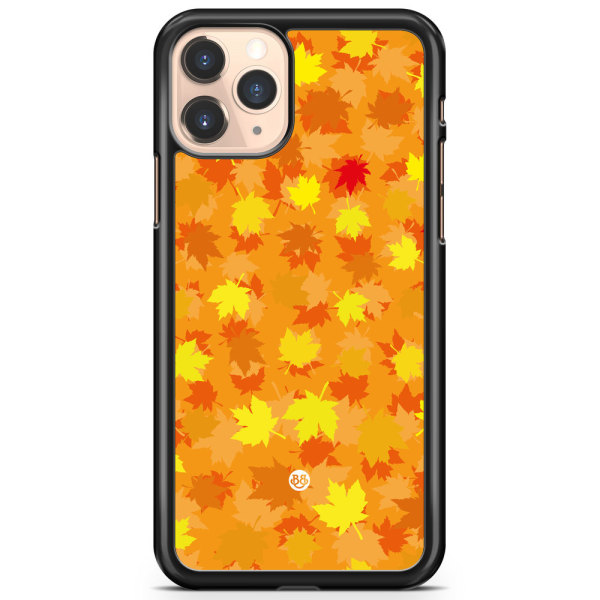 Bjornberry Hårdskal iPhone 11 Pro Max - Orange/Röda Löv