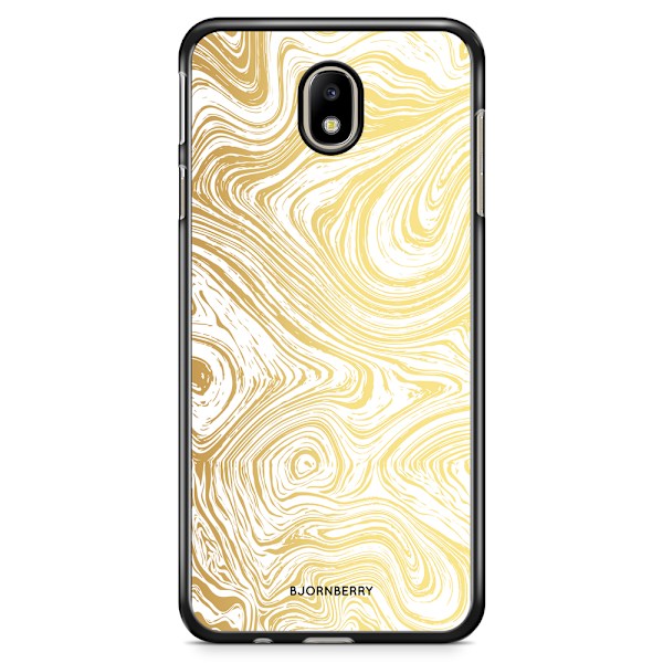 Bjornberry Skal Samsung Galaxy J5 (2017) - Guld Marmor