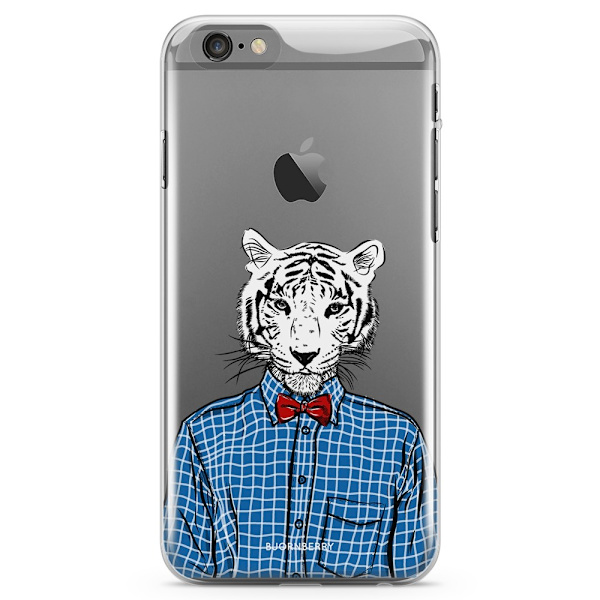 Bjornberry iPhone 6 Plus/6s Plus TPU Skal - Hipster Tiger