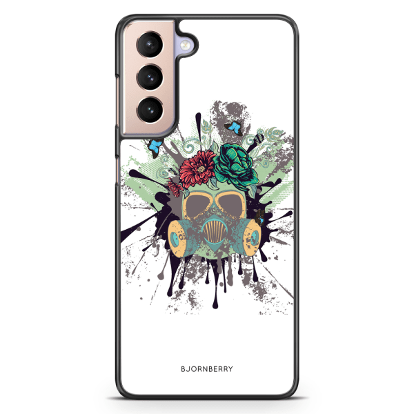 Bjornberry Skal Samsung Galaxy S21 - Gas Mask Blommor