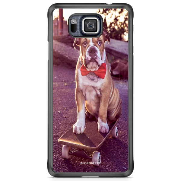 Bjornberry Skal Samsung Galaxy Alpha - Bulldog skateboard
