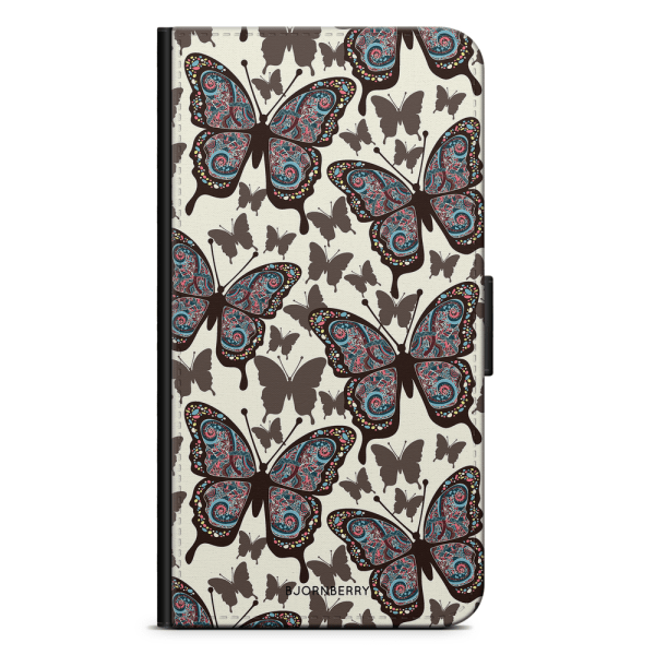 Bjornberry Fodral Samsung Galaxy S10 Plus - Färgglada Fjärilar