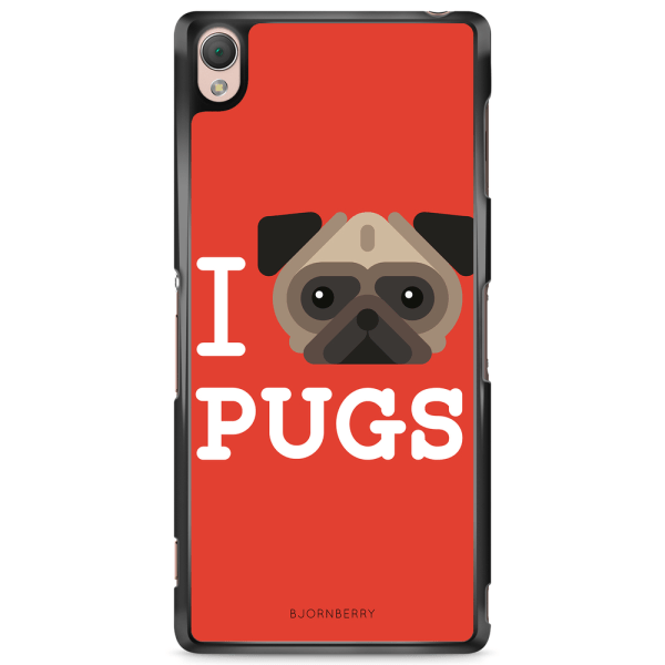Bjornberry Skal Sony Xperia Z3 - I Love Pugs
