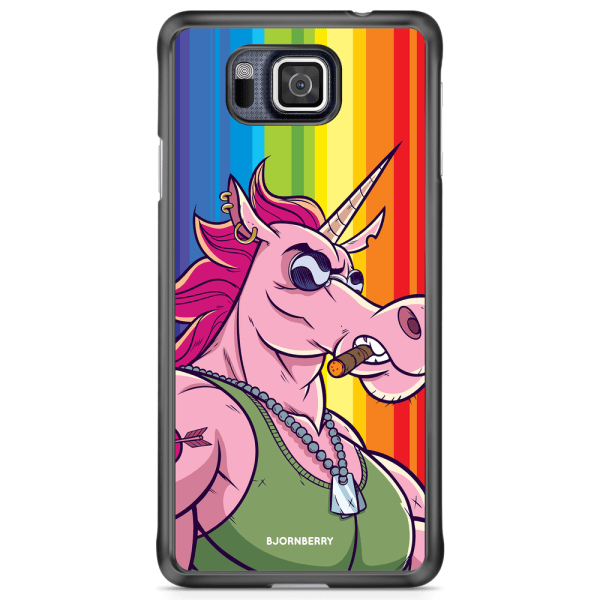 Bjornberry Skal Samsung Galaxy Alpha - Muscle Unicorn