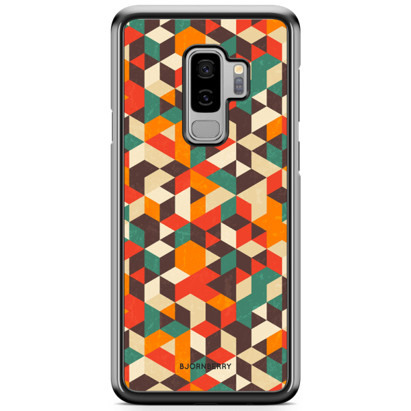 Bjornberry Skal Samsung Galaxy S9 Plus - Retro Geometri