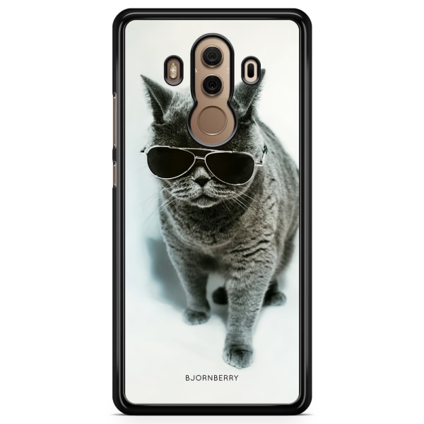 Bjornberry Skal Huawei Mate 10 Pro - Katt Glasögon