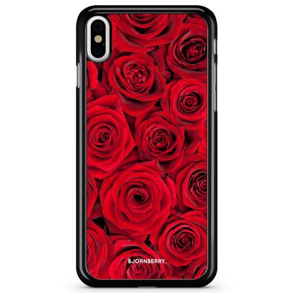 Bjornberry Skal iPhone X / XS - Röda Rosor
