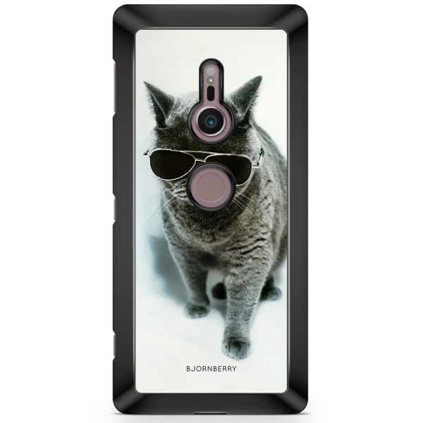 Bjornberry Sony Xperia XZ2 Skal - Katt Glasögon