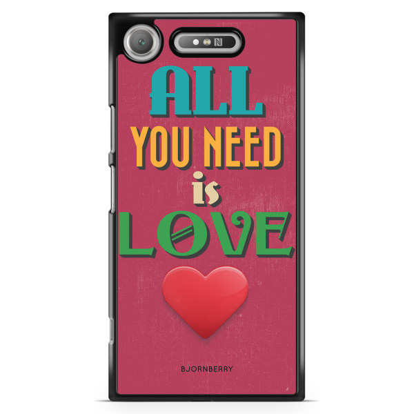 Bjornberry Sony Xperia XZ1 Skal - All You Need Is Love