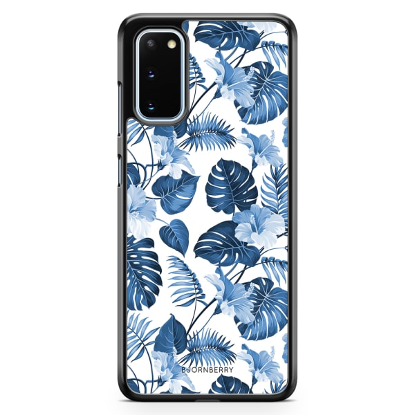 Bjornberry Skal Samsung Galaxy S20 FE - Blå Blommor