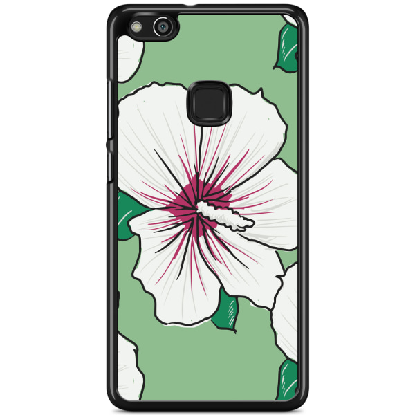 Bjornberry Skal Huawei P10 Lite - Gräddvita Blommor