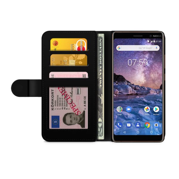 Bjornberry Plånboksfodral Nokia 7 Plus - Balong Berg
