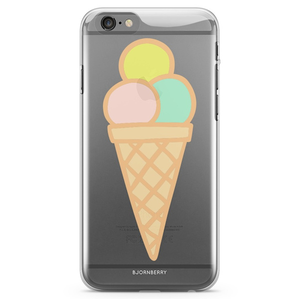 Bjornberry iPhone 6 Plus/6s Plus TPU Skal - Glass