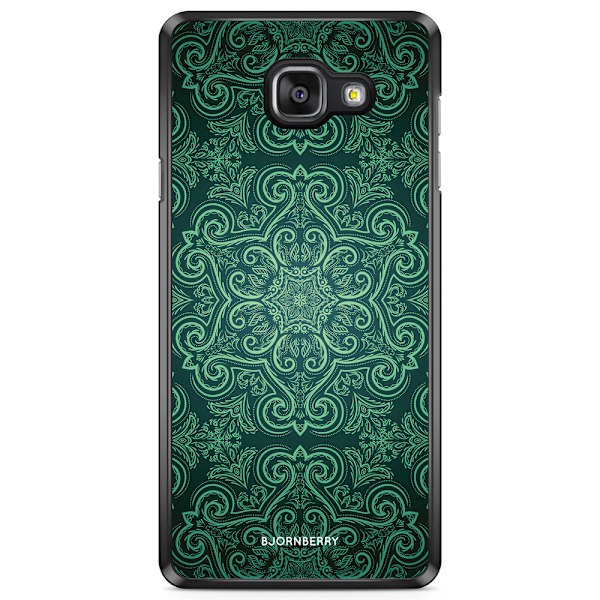Bjornberry Skal Samsung Galaxy A5 7 (2017)- Grön Retromönster