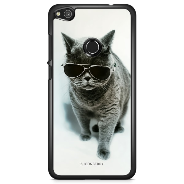Bjornberry Skal Huawei Honor 8 Lite - Katt Glasögon