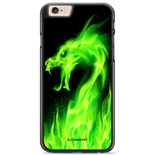 Bjornberry Skal iPhone 6/6s - Grön Flames Dragon
