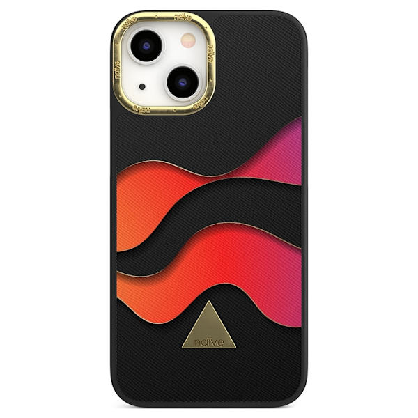Naive iPhone 13 Mini Skal - Neon Waves