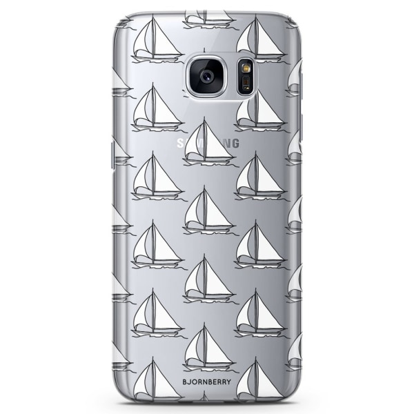 Bjornberry Samsung Galaxy S7 Edge TPU Skal -Segelbåtar
