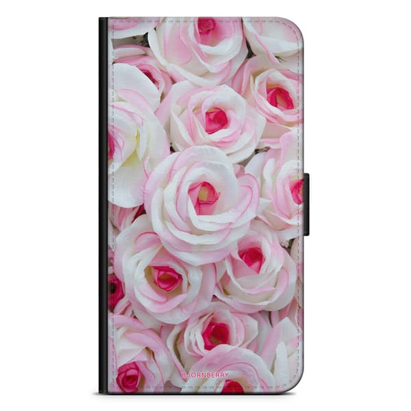 Bjornberry Plånboksfodral iPhone 7 - Rosa Rosor