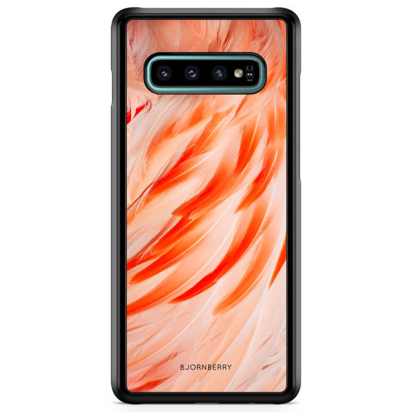 Bjornberry Skal Samsung Galaxy S10 Plus - Flamingo Fjädrar