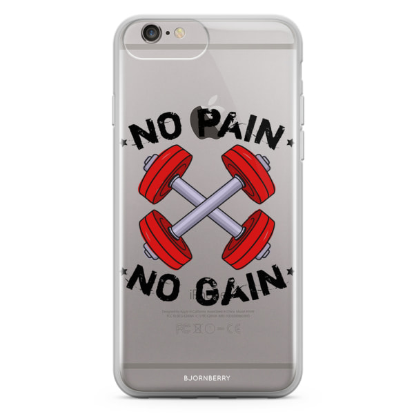 Bjornberry Skal Hybrid iPhone 6/6s Plus - No Pain No Gain