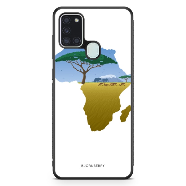 Bjornberry Skal Samsung Galaxy A21s - Afrika Vit