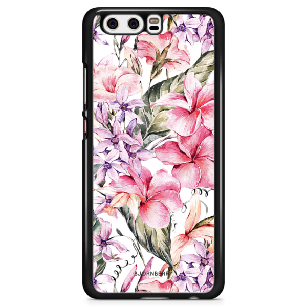 Bjornberry Skal Huawei Honor 9 - Vattenfärg Blommor