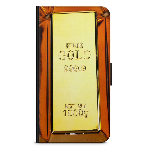 Bjornberry Plånboksfodral iPhone 11 - Guldtacka
