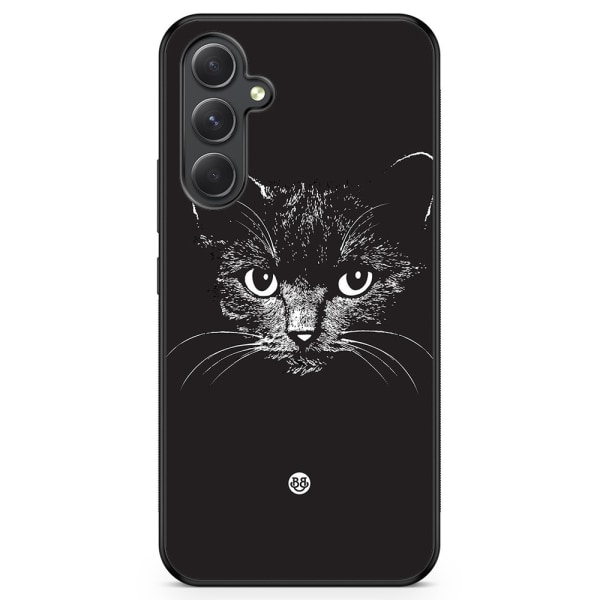 Bjornberry Skal Samsung Galaxy A54 5G -Svart/vit katt