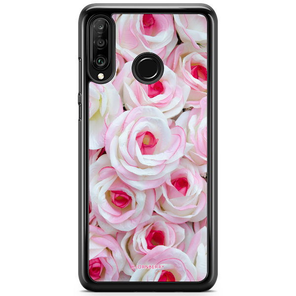 Bjornberry Hårdskal Huawei P30 Lite - Rosa Rosor