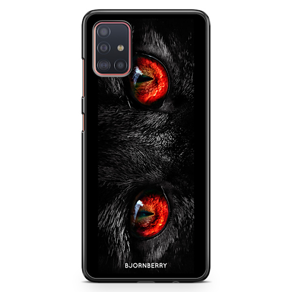 Bjornberry Skal Samsung Galaxy A51 - Röda Kattögon